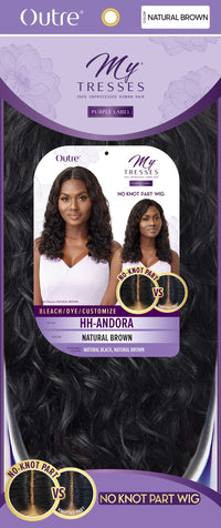 Thumbnail for Outre My Tresses Purple Label 100% Unprocessed Human Hair No Knot Part Wig HH Andora - Elevate Styles