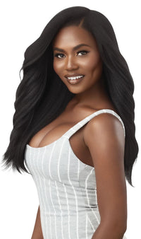 Thumbnail for Outre Big Beautiful Hair Human Blend Leave Out U Part Wig Dominican Blowout 22