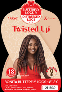 Thumbnail for Outre X-Pression Twisted-Up Crochet Braid - Bonita Butterfly Locs 18