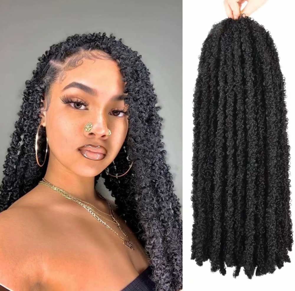 Outre X-Pression Twisted-Up Crochet Braid - Bonita Butterfly Locs 18" 2x - Elevate Styles