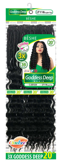 Thumbnail for Beshe 3x Goddess Loc Deep Crochet Braid C.GD320 - Elevate Styles