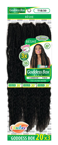 Thumbnail for Beshe 3X Goddess Box Crochet Braid C.GDBOX320 - Elevate Styles