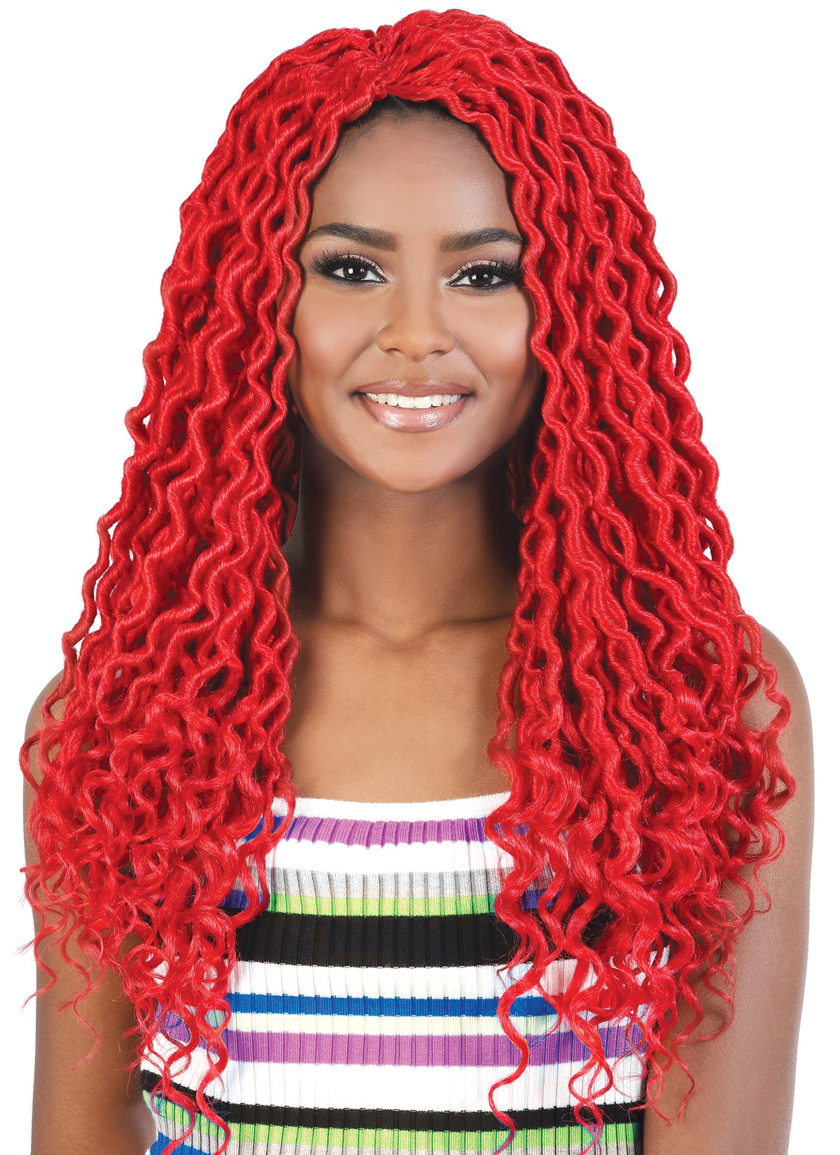 Beshe Crochet Braid Pre-Looped 7x Pack Goddess Locs Braid 18" C7.GLOC18 - Elevate Styles