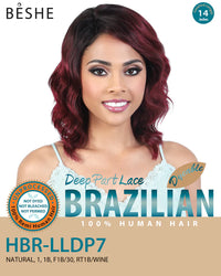 Thumbnail for Beshe 100% Brazilian Remi Human Hair Deep Lace Part Wig HBR-LLDP7 - Elevate Styles