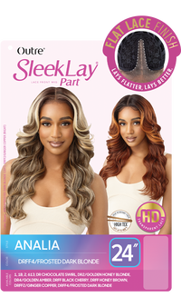 Thumbnail for Outre Synthetic Sleek Lay Part HD Transparent Lace Front Wig Analia 24