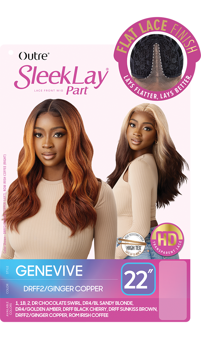 Outre Synthetic Sleek Lay Part HD Transparent Lace Front Wig Genevive - Elevate Styles