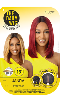 Thumbnail for Outre The Daily Wig Premium Synthetic Hand-Tied Lace Part Wig Janiya 16