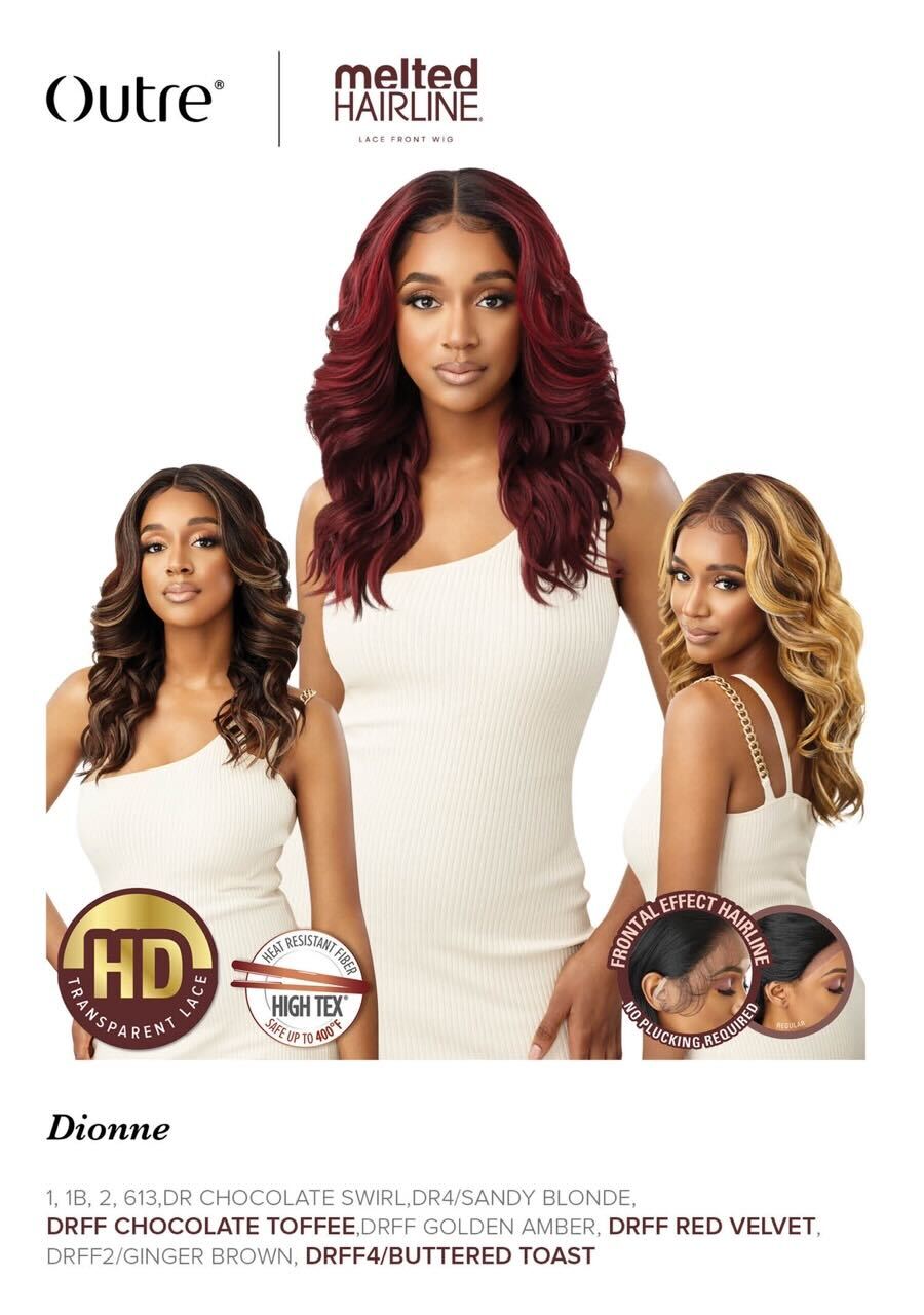 Outre Melted Hairline Collection HD Swiss Lace Front Wig Dione - Elevate Styles