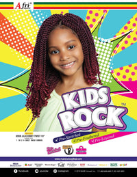 Thumbnail for Afri Naptural Synthetic Kids Crochet Braid Kids Rock Juju Kinky Twist 10