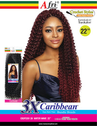 Thumbnail for Mane Concept Afri Naptural Caribbean Crochet Braid 3x Water Wave 22