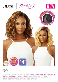 Thumbnail for Outre Synthetic Sleek Lay Part HD Transparent Lace Front Wig Nyla 14