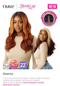 Thumbnail for Outre Synthetic Sleek Lay Part HD Transparent Lace Front Wig Genevive - Elevate Styles