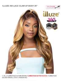 Thumbnail for Illuze 360 Lace Front Wig Glam Up Body 26