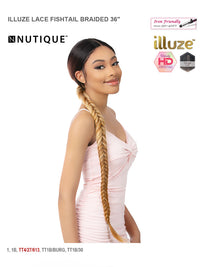 Thumbnail for Illuze  HD Lace Front Wig Fishtail Braided 36