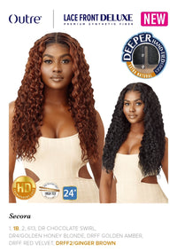 Thumbnail for Outre Premium Synthetic Lace Front Deluxe Wig Secora - Elevate Styles