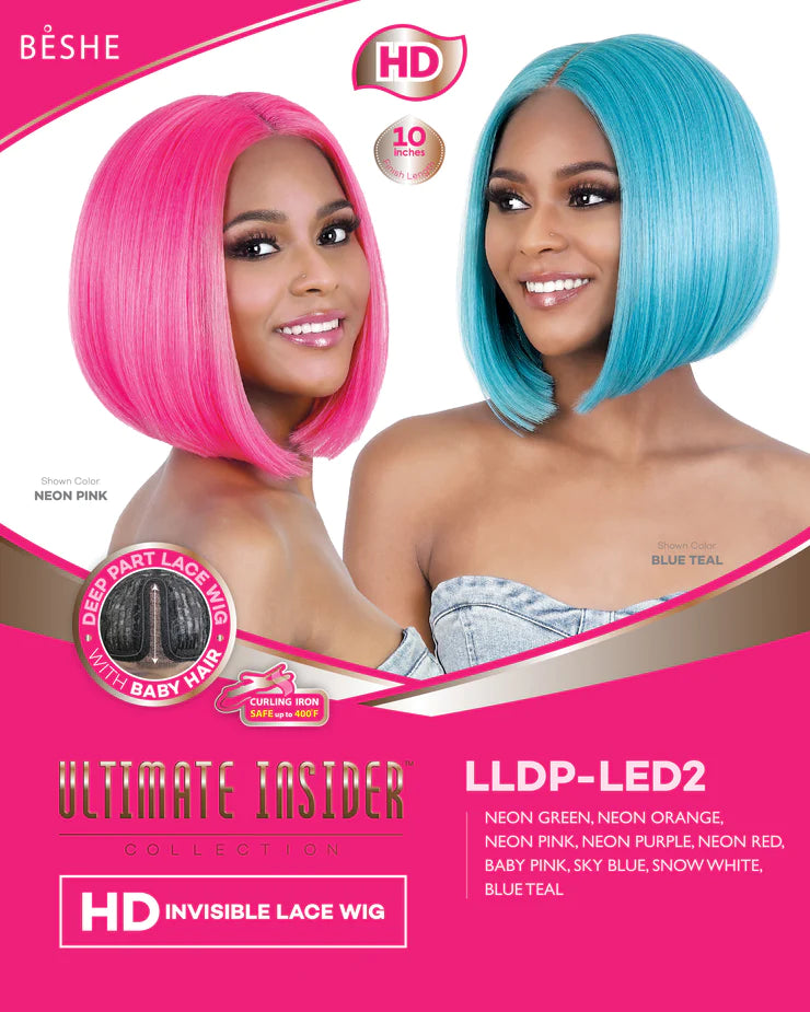 Beshe Ultimate Insider HD Deep Invisible Lace Front Wig LLDP-LED2 - Elevate Styles