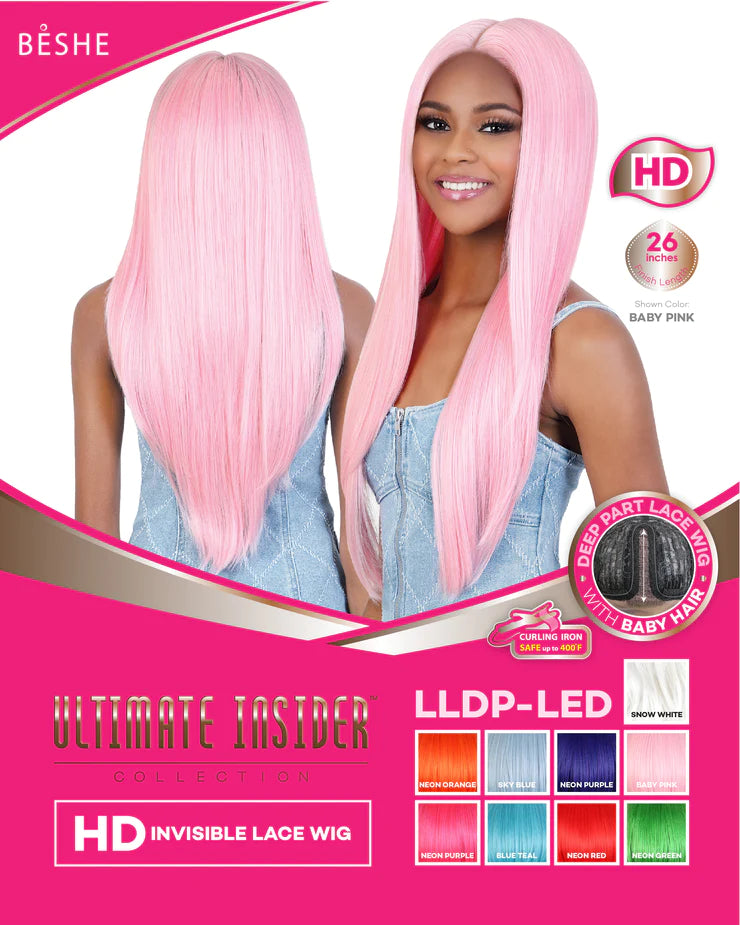 Beshe Ultimate Insider HD Deep Invisible Lace Front Wig LLDP-LED - Elevate Styles