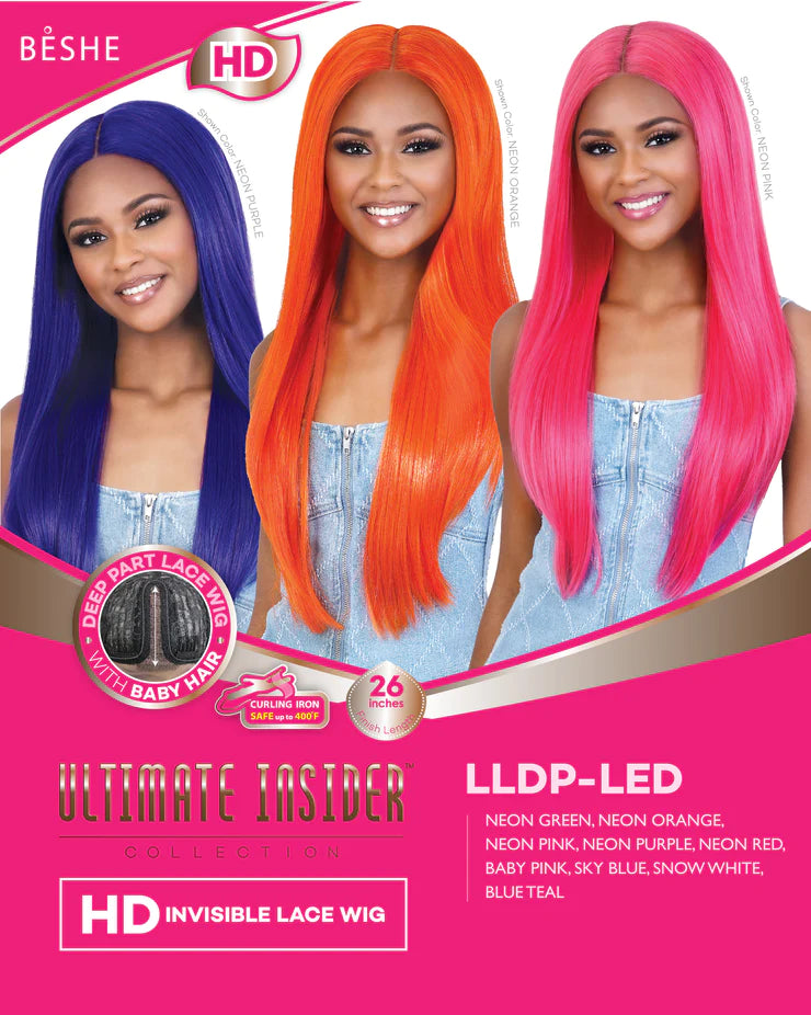 Beshe Ultimate Insider HD Deep Invisible Lace Front Wig LLDP-LED - Elevate Styles