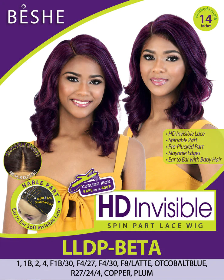 Beshe HD Invisible Lace Spin Part Pre-Plucked Slayable Edges Lace Wig LLDP-Beta - Elevate Styles