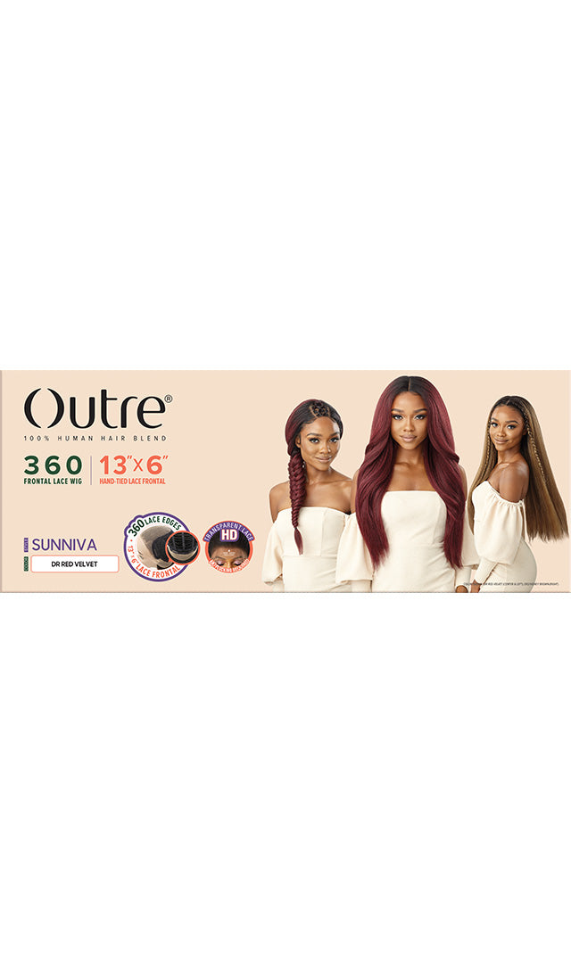 Outre 360 Frontal Lace 13"x6"  HD Transparent Lace Front Wig Sunniva - Elevate Styles