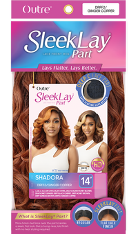 Thumbnail for Outre Synthetic Sleek Lay Part Deep C Lace HD Transparent Lace Front Wig Shadora 14