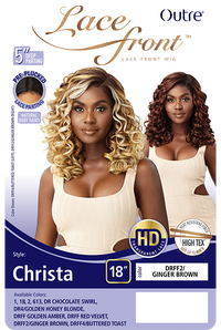 Thumbnail for Outre Lace Front Wig HD Transparent Lace Christa 18