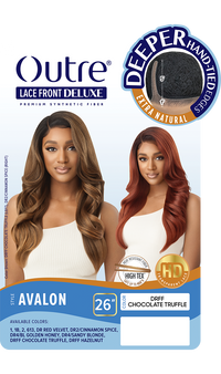 Thumbnail for Outre Premium Synthetic Lace Front Deluxe Wig Avalon 26