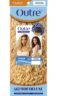 Thumbnail for Outre Premium Synthetic Lace Front Deluxe Wig Cassian 20