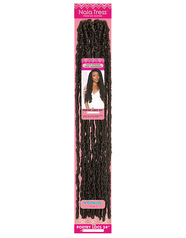 Janet Collection Distressed Butterfly Poetry Locs 24" Crochet Braid - Elevate Styles