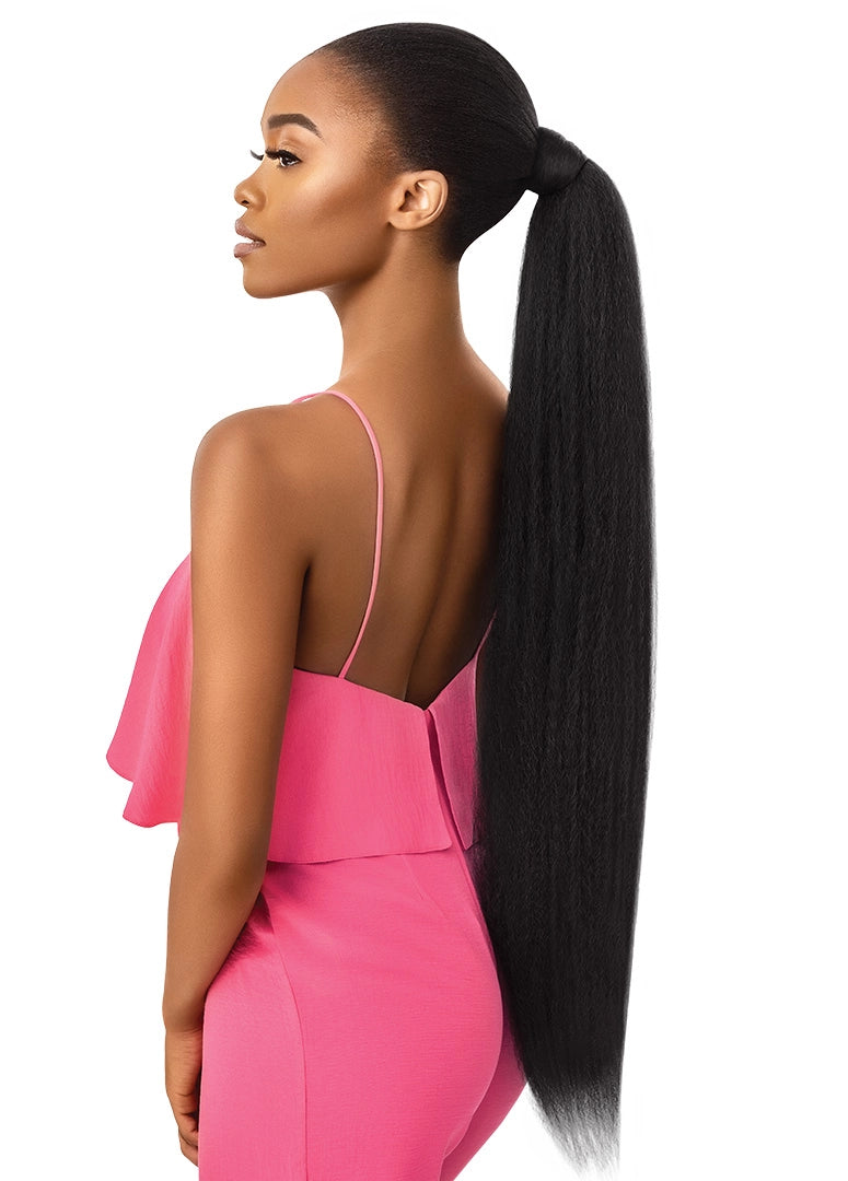 Outre Jumbo Kinky Straight Pony 30" - Elevate Styles