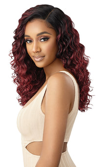 Thumbnail for Outre Premium Synthetic Lace Front Deluxe Wig Cassian 20