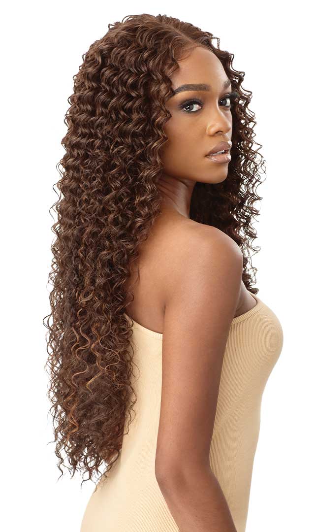 Outre 360 Frontal Lace 13"x 6" HD Transparent Lace Front Wig Kayreena 28" - Elevate Styles