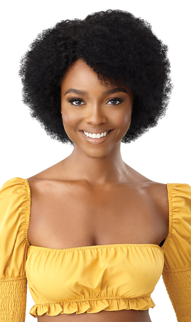 Outre The Daily Wig 100% Human Hair Lace Part Wig HH Natural Fro - Elevate Styles