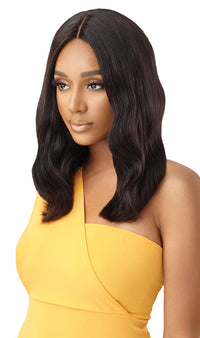 Thumbnail for Outre The Daily Wig 100% Unprocessed Human Hair Wet N Wavy Natural Deep 14