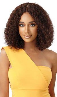 Thumbnail for Outre The Daily Wig 100% Unprocessed Human Hair Wet N Wavy Natural Deep 14