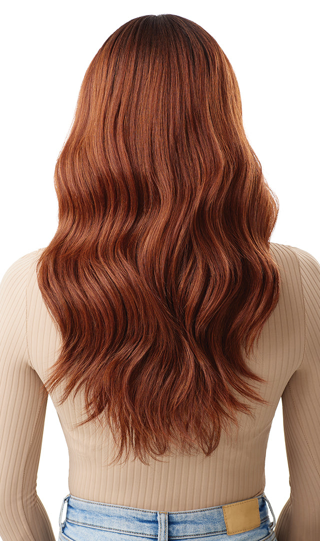 Outre Synthetic Sleek Lay Part HD Transparent Lace Front Wig Genevive - Elevate Styles