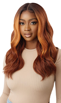 Thumbnail for Outre Synthetic Sleek Lay Part HD Transparent Lace Front Wig Genevive - Elevate Styles