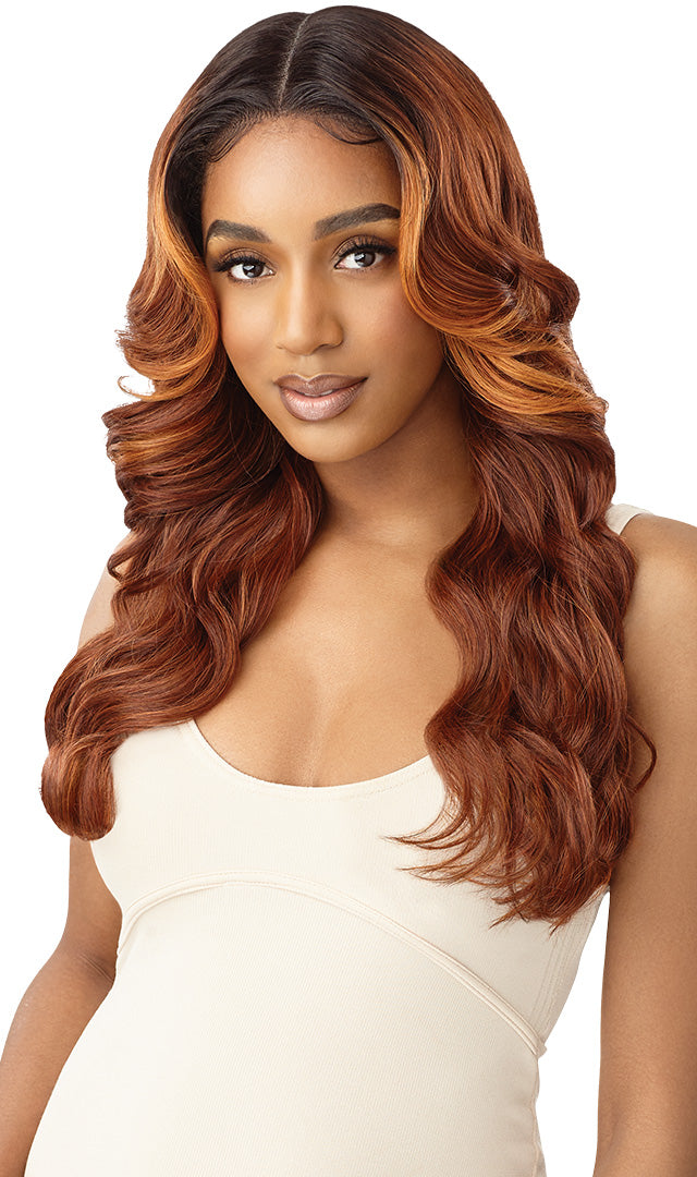 Outre Synthetic Sleek Lay Part HD Transparent Lace Front Wig Analia 24" - Elevate Styles