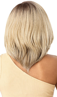 Thumbnail for Outre Synthetic Sleek Lay Part Deep C Lace HD Transparent Lace Front Wig Ara 14