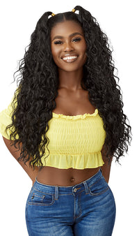 Thumbnail for Outre Converti-Cap Deluxe Cap Wig Crimp Wave Beach Beauty - Elevate Styles