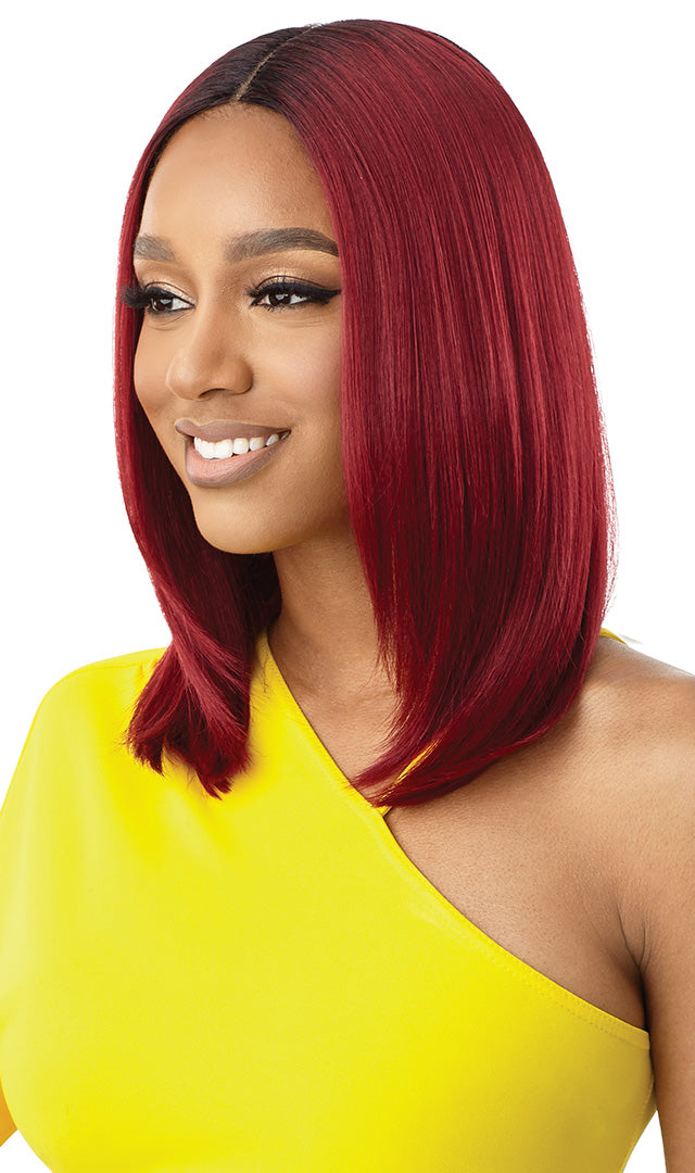 Outre The Daily Wig Premium Synthetic Hand-Tied Lace Part Wig Janiya 16" - Elevate Styles