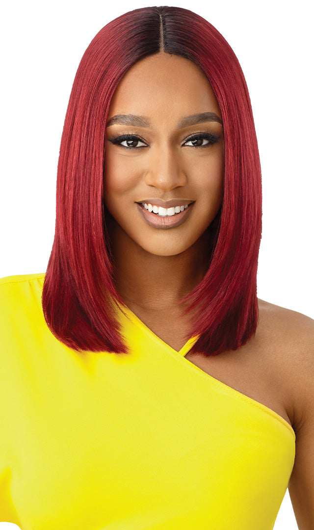 Outre The Daily Wig Premium Synthetic Hand-Tied Lace Part Wig Janiya 16" - Elevate Styles