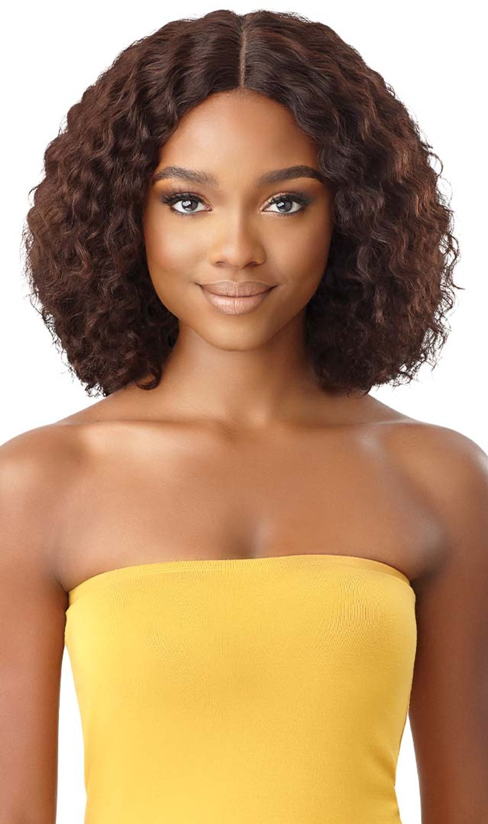 Outre The Daily Wig 100% Unprocessed Human Hair Wet N Wavy Natural Deep 12" - Elevate Styles