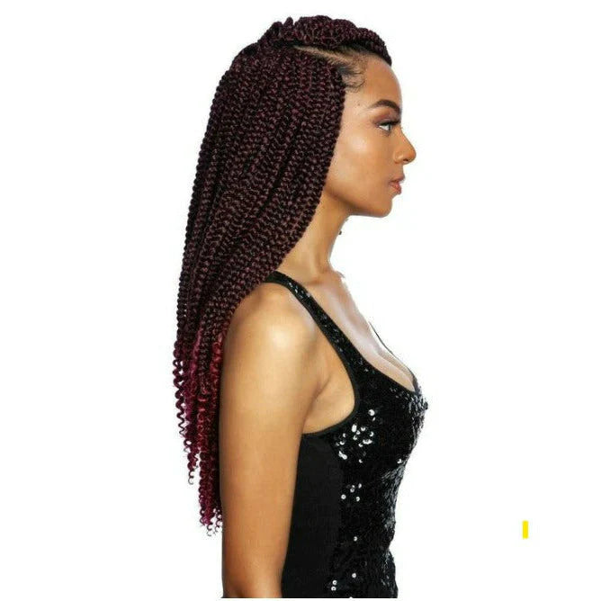 Mane Concept Afri Naptural Crochet Braid 3X Coily Ends Box Braid 18" BOX307 - Elevate Styles