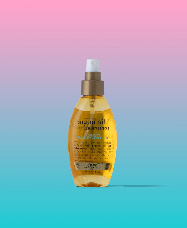 Ogx Beauty Renewing + Argan Oil Of Morocco Weightless Healing Dry Oil 4 Oz - Elevate Styles