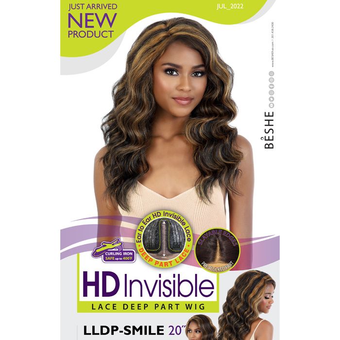 Beshe HD Invisible Lace Front Wig LLDP-Smile 20" - Elevate Styles