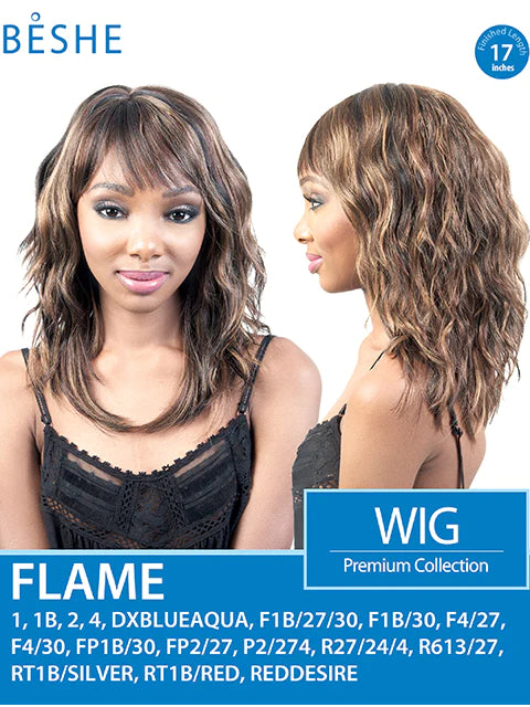 Beshe Premium Collection Deep Wave Wig Flame - Elevate Styles