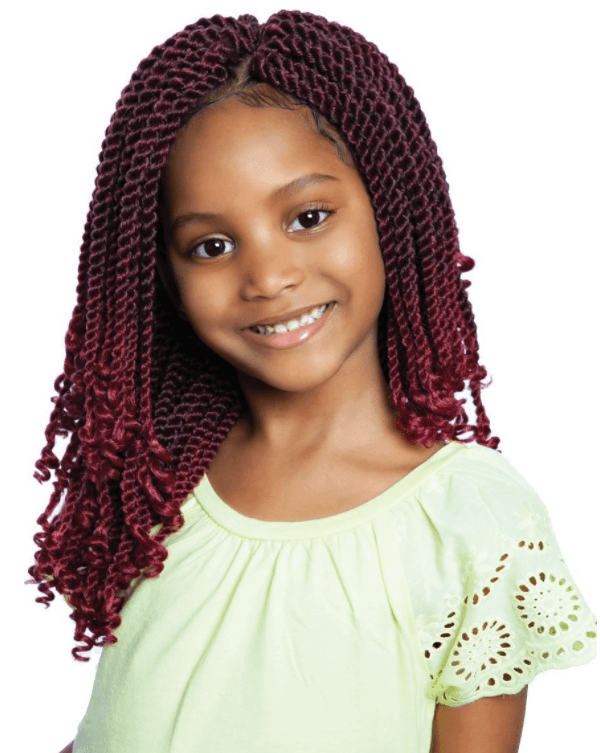 Afri Naptural Synthetic Kids Crochet Braid Kids Rock Juju Kinky Twist 10" KR08 - Elevate Styles