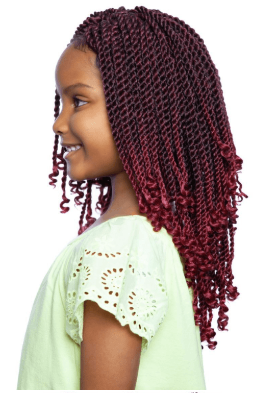 Afri Naptural Synthetic Kids Crochet Braid Kids Rock Juju Kinky Twist 10" KR08 - Elevate Styles