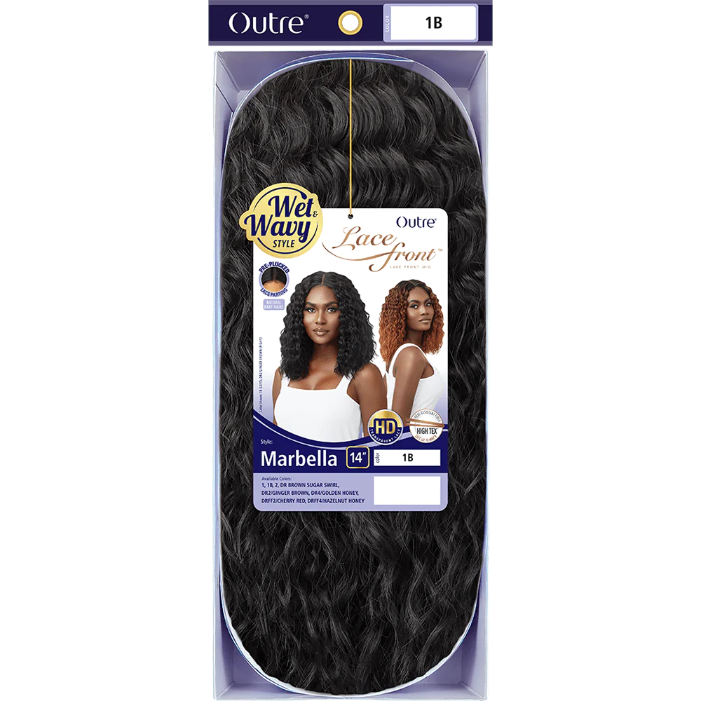 Outre Wet N Wavy HD Transparent Lace Front Wig Marbella 14 - Elevate Styles